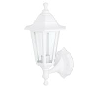 Kwazar - Luminaire Exterieur E27 IP44 - Blanc - Lampe Exterieur Murale - Rustique Jusqu’à 60W - Résistante aux Intempéries pour Maison, Jardin et Entrée - ERANO.A