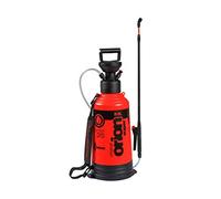 Kwazar Orion 20010007 Pulvérisateur à Pression avec Sangle de Transport 9 l pour Le Jardin, Produit phytosanitaire, pesticides, résistant aux Produits Chimiques, Rouge, 24 x 24 x 75 cm