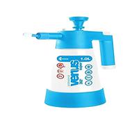 Kwazar Venus Super Pro Plus 20010025 Pulvérisateur à Pompe 360° Viton 1 l avec Joint Viton pour Usage Professionnel, Blanc/Bleu, 12,5 x 12,5 x 28,5 cm