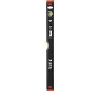 kwb Niveau à bulle en aluminium 60 cm, nivelle résistante aux chocs, précision 0,5 mm/m, testé VPA, 1 nivelle horizontale et 1 nivelle verticale, protection anti-chute en caoutchouc incluse