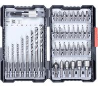 kwb 108910 39 pièces Assortiment de forets et d'embouts métal 2 mm, 2.5 mm, 3 mm, 3.5 mm, 4 mm, 5 mm, 6 mm, 6.5 mm
