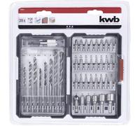 kwb 108955 39 pièces Assortiment de forets et dembouts