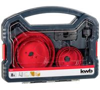 kwb 109178 Jeu de scies-cloches 8 pièces 67 mm, 76 mm, 89 mm, 102 mm, 127 mm 8 pc(s)