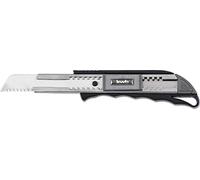 kwb 17118 couteau de coupe avec japonais a vu 017118 (fonction de verrouillage automatique, même pour des lames standard de 18 mm, ce guide de lame en acier inoxydable), Japon
