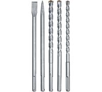 kwb 194000 acier 40CR Jeu de burins 5 pièces 18 mm, 20 mm, 25 mm Longueur totale 400 mm SDS-Max 5 pc(s)