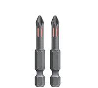 kwb 2 x bits 50 mm PH 1 122 051 torsion (TQ 60 en acier, de torsion, ISO 1173, lecteur C6.3)