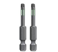 kwb 2 x bits 50 mm TORX 25 Torsion 122325 (TQ 60 en acier, de torsion, ISO 1173, lecteur C6.3)
