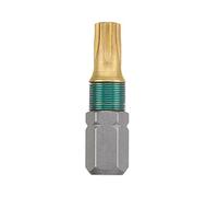 kwb 2 x bits de 25 mm TORX T10 titane 124210 (Tin, acier TQ 60, ISO 1173, lecteur C6.3)