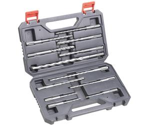 kwb 240280 acier 40CR Jeu de forets pour marteau-perforateur 12 pièces 5 mm, 6 mm, 8 mm, 10 mm, 12 mm, 14 mm SDS-Plus 1 pc(s)