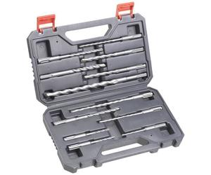 kwb 240280 carbure de tungstène Jeu de forets pour marteau-perforateur 5.0 mm, 6.0 mm, 8.0 mm, 10.0 mm, 12 mm, 14 mm SD
