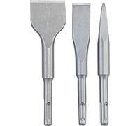 KWB Jeu de burins 247185 – 3 pièces SDS-Plus 40 mm, 20 mm, longueur totale 140 mm