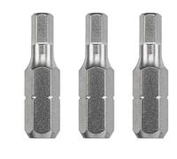 kwb 3 x bits 25 mm Hex 6.0mm Industrial Steel 121406 (TQ acier 60, ISO 1173, le lecteur C) 6,3