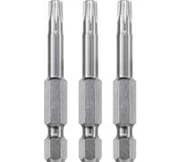 KWB Embouts 121340 Torx T40 50 mm acier 1/4 (6,3 mm) 3 pièces