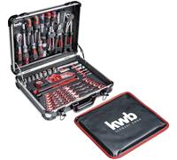 mallette à outils kwb, y compris jeu d'outils, 80 pièces, remplie, robuste