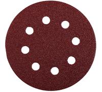 KWB Disque abrasif 491808 QUICK-STICK Ø 115 mm Grain 80 Bois & Métal 5 pièces
