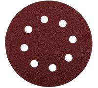 KWB Disques à poncer QUICK-STICK, BOIS & MÉTAL, corindon affiné, Ø 125 mm, perforées - 491924