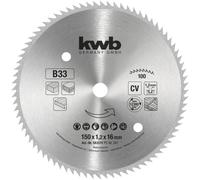 kwb lame de scie circulaire 150 x 16 mm, Made in Germany, coupes très fines, lame de scie adaptée aux panneaux de bois, profil et doux bois