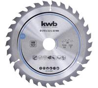 kwb 587857 Lame de scie circulaire en carbure 210 x 30 mm 1 pc