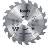 kwb Lame de scie circulaire 210 x 30 mm, coupe rapide, qualité moyenne, lame de scie adaptée pour le bois tendre et dur, les panneaux de menuisier et les panneaux de particules