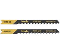 kwb 610330 Lames de scie sauteuse, travail du bois, dent spéciale, HCS, 2 x grossières 2 pc(s)