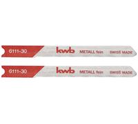 kwb 611130 Lames de scie sauteuse, travail du métal, HSS, 2 x fines 2 pc(s)
