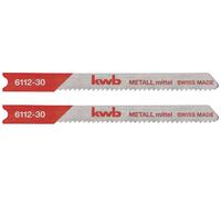 kwb 611230 Lames de scie sauteuse, travail du métal, HSS, 2 x taille moyenne 2 pc(s)