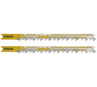 kwb 620230 Lames de scie sauteuse, travail du bois, HCS, tige universelle, 2 x taille moyenne 2 pc(s)