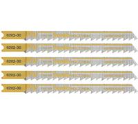 kwb 620235 Lames de scie sauteuse, travail du bois, HCS, tige universelle, pack professionnel, 5 x moyen 5 pc(s)