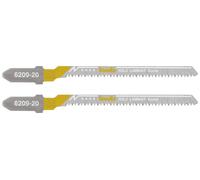 kwb 620920 Lames de scie sauteuse, LAMINÉ, travail du bois, bi-métal, 2 courbes 2 pc(s)