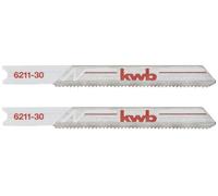 kwb 621130 Lames de scie sauteuse, travail du métal, bi-métal, 2 x fines 2 pc(s)