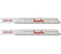 kwb 621130 Lames de scie sauteuse, travail du métal, bi-métal, 2 x fines 2 pc(s)