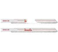 kwb 621230 Lames de scie sauteuse, travail du métal, bi-métal, 2 x moyen 2 pc(s)