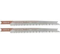 kwb 623030 Lames de scie sauteuse EASY CUT, travail du bois, HCS, tige universelle, 2 x fines-grossières 2 pc(s)
