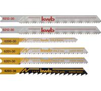 kwb 625630 Lot de lames de scie sauteuse, HCS, 6 pcs. 6 pc(s)