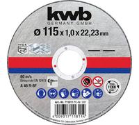 kwb 711811 Disque à tronçonner 115 mm acier
