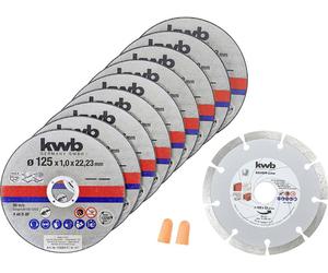 kwb 712032 Jeu de disque à tronçonner 125 mm 10 pc(s)