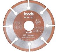 KWB Disque à tronçonner 790540 125 mm – Bois, plastique, cuivre – 1 pièce