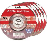 kwb 792295 Disque à tronçonner 125 mm 5 pc(s) Pierre