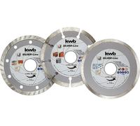 kwb 797080 Disque à tronçonner diamanté Diamètre 115 mm Ø de perçage 22 mm 3 pc(s)