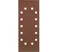 kwb Bandes abrasives 115x280 mm en corindon avec grain 80, encollage de haute qualité, support papier robuste, utilisation universelle pour le ponçage grossier du bois et du métal