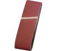 kwb Bandes abrasives 75x533 mm en corindon supérieur avec grain 150, encollage spécial et toile de coton flexible pour le ponçage moyennement fin du bois et du métal