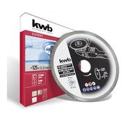 KWB Disque à tronçonner diamanté 725240 – 125 mm, alésage 22 mm – 1 pièce