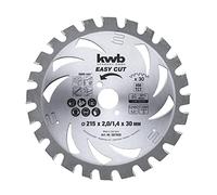kwb AKKU TOP Scie circulaire Easy Cut Lame universelle, Made in Germany, Ø 215 x 30 mm avec 30 dents Z30, 215 x 30