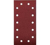 kwb Bande abrasive 115x230 mm en corindon supérieur avec grain 180, changement sans outil, encollage entièrement en résine synthétique et support papier renforcé, pour le ponçage du bois et du métal