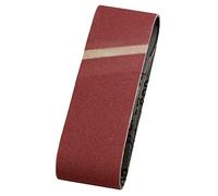 kwb Bandes abrasives 60x400 mm en corindon supérieur avec grain 150, encollage spécial et toile de coton flexible pour le ponçage moyennement fin du bois et du métal