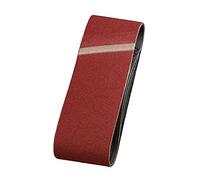 kwb Bandes abrasives 65x410 mm en corindon supérieur de grain 60, encollage spécial et toile de coton flexible pour le ponçage grossier du bois et du métal