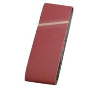 kwb Bandes abrasives 75x457 mm en corindon supérieur de grain 60, encollage spécial et toile de coton flexible pour le ponçage grossier du bois et du métal