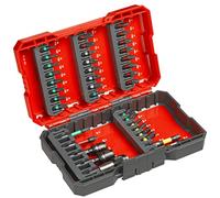 kwb Bit-Box pour visseuse à impact/percussion Set de 37 embouts avec porte-embouts et clés à douille résistantes aux chocs, E C 44626 Tiges
