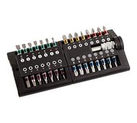 kwb Bit-Set avec porte-embouts magnétique - 31 pièces avec hexagone extérieur 1/4 pouce selon ISO 1173 et forme C 6.3
