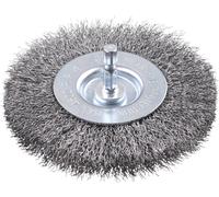KWB Brosse métallique plate 607930 Ø 100 mm – fil d'acier HSS ondulé double bobine 1 pc